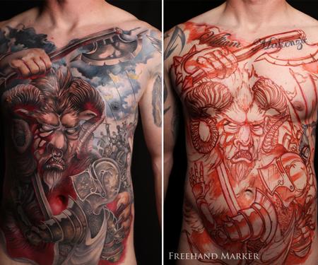 Tattoos - The Fantastic Battle Torso - 129736